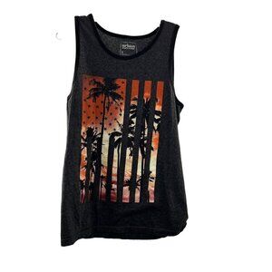 Urban Pipeline Women's Gray/Multi Graphic Tank Top Size Small